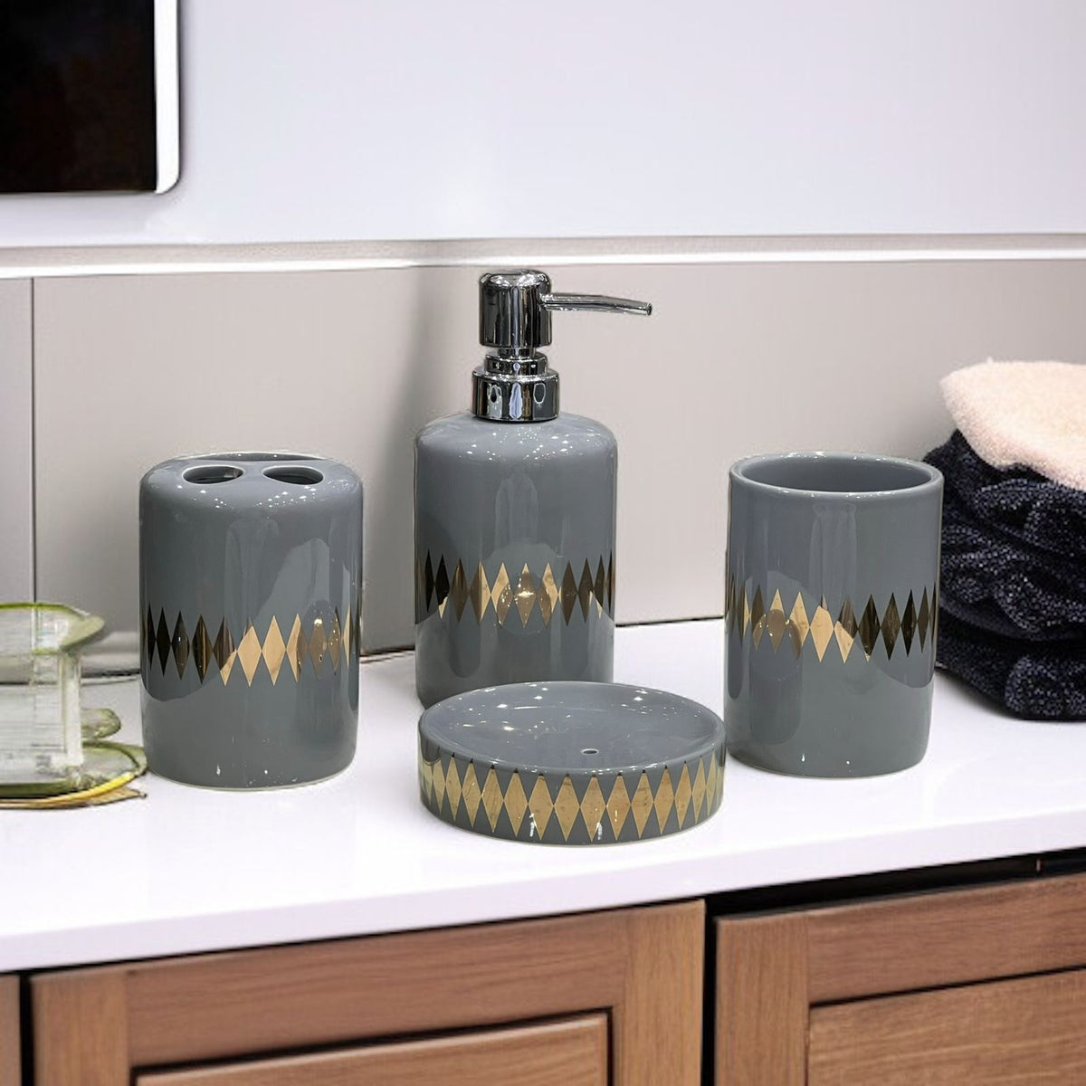 Bathroom Set 4 pc
