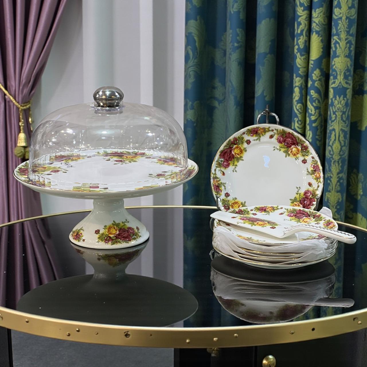 Royal Albert Cake Set