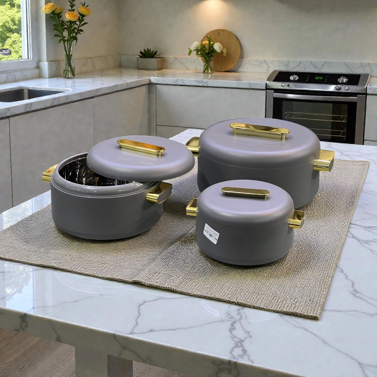 3-pcs Hotpot Set