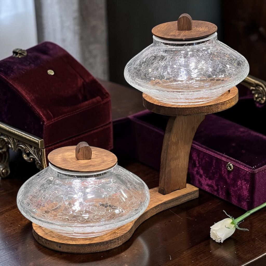 Dry Fruit Dish 2 Tier