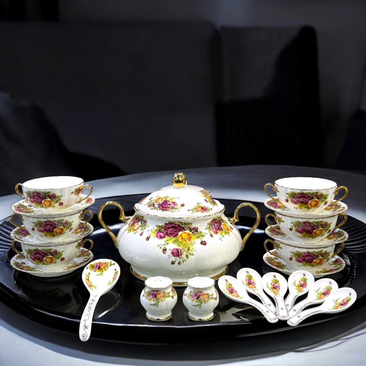 Royal Albert Soup Set