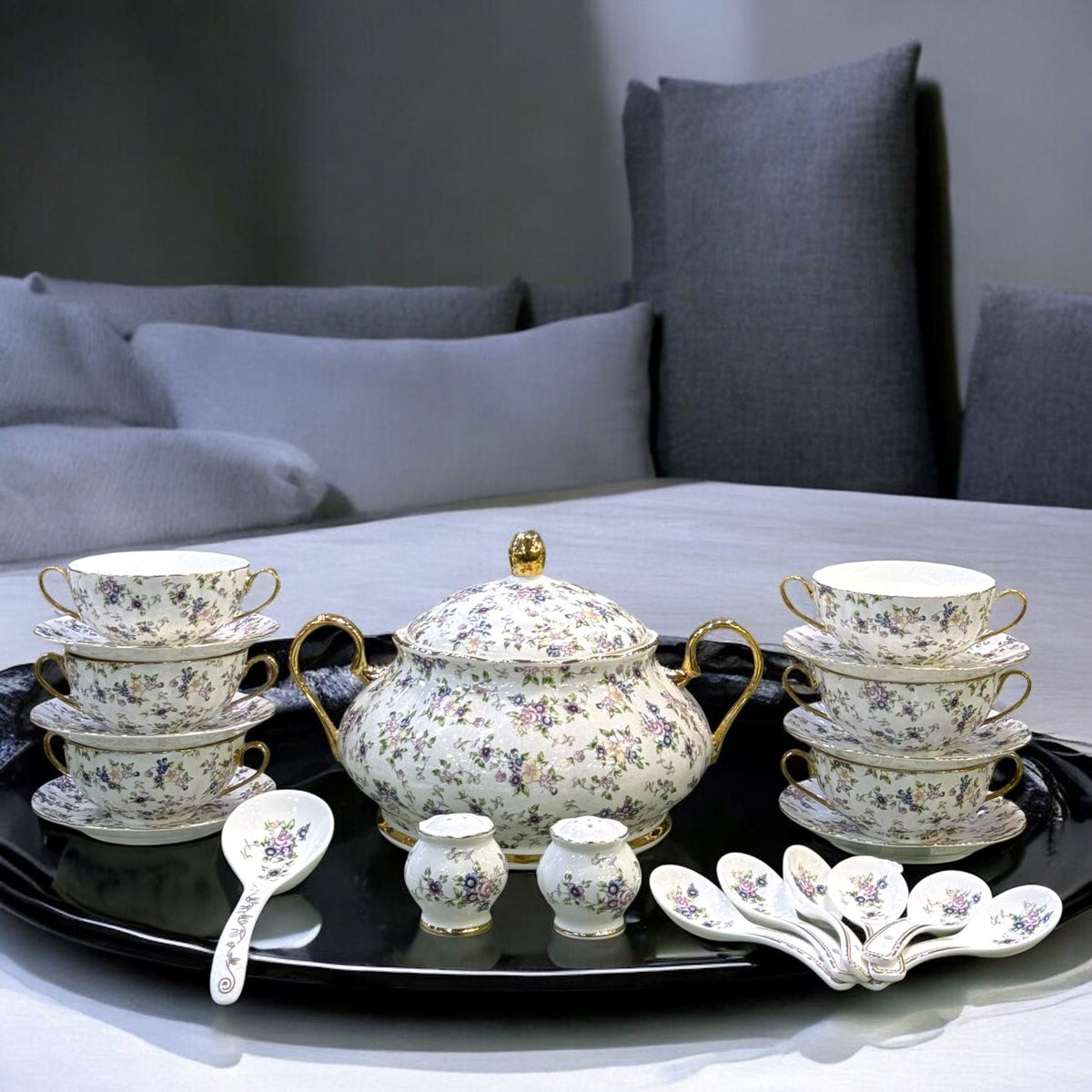 Royal Albert Soup Set