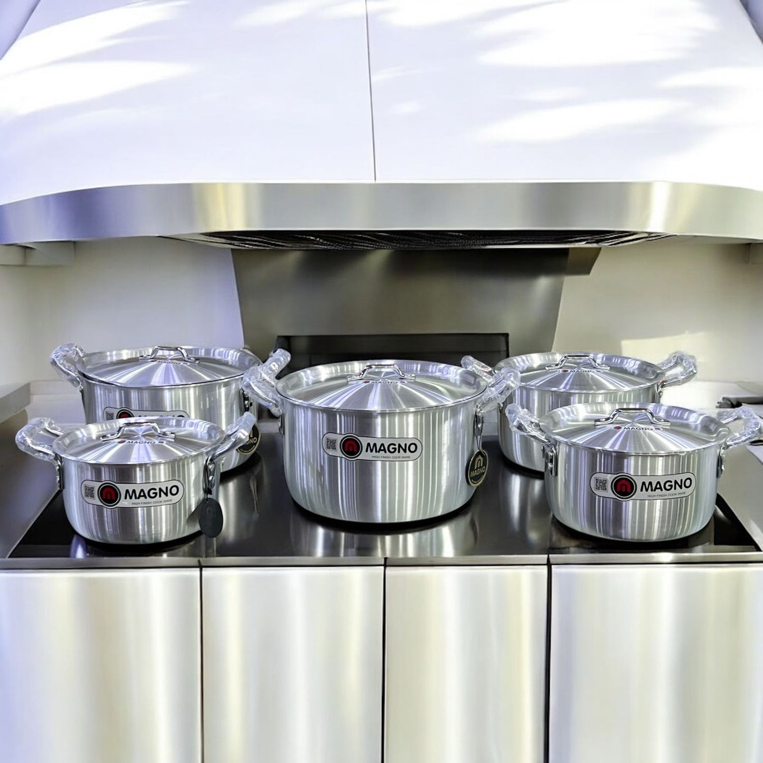 Silver Steel Cookware