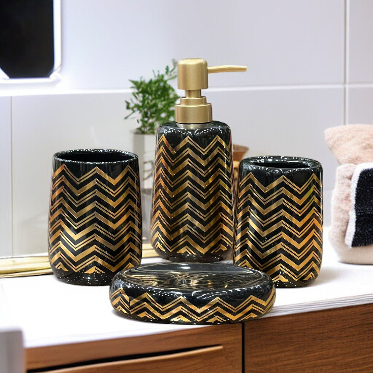 Bathroom Set 4pcs