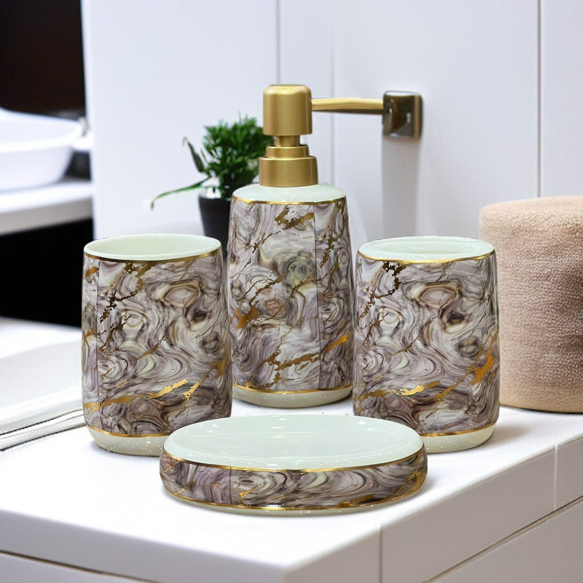 Bathroom Set 4 pc