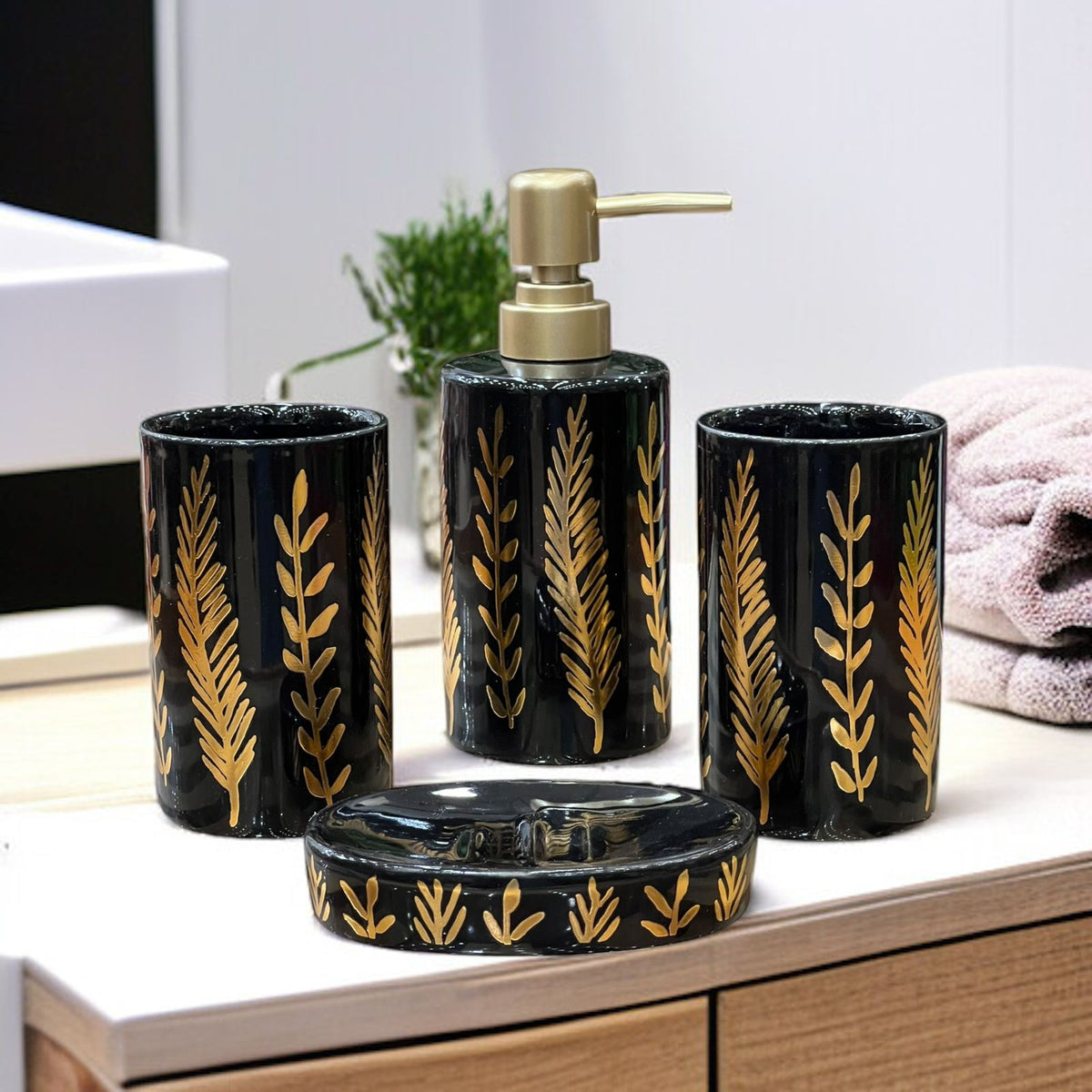 Bathroom Set 4pcs