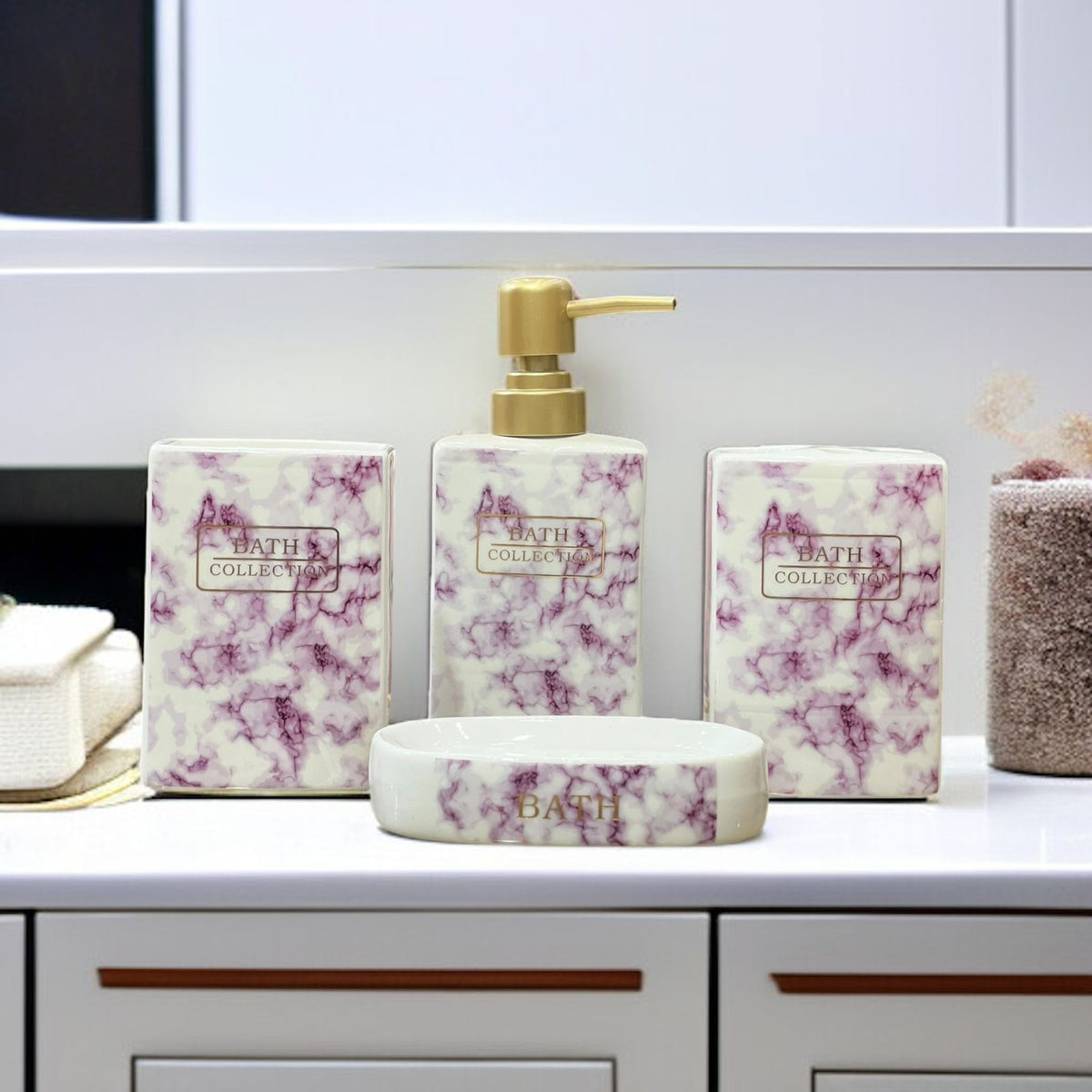 Bathroom Set 4pcs