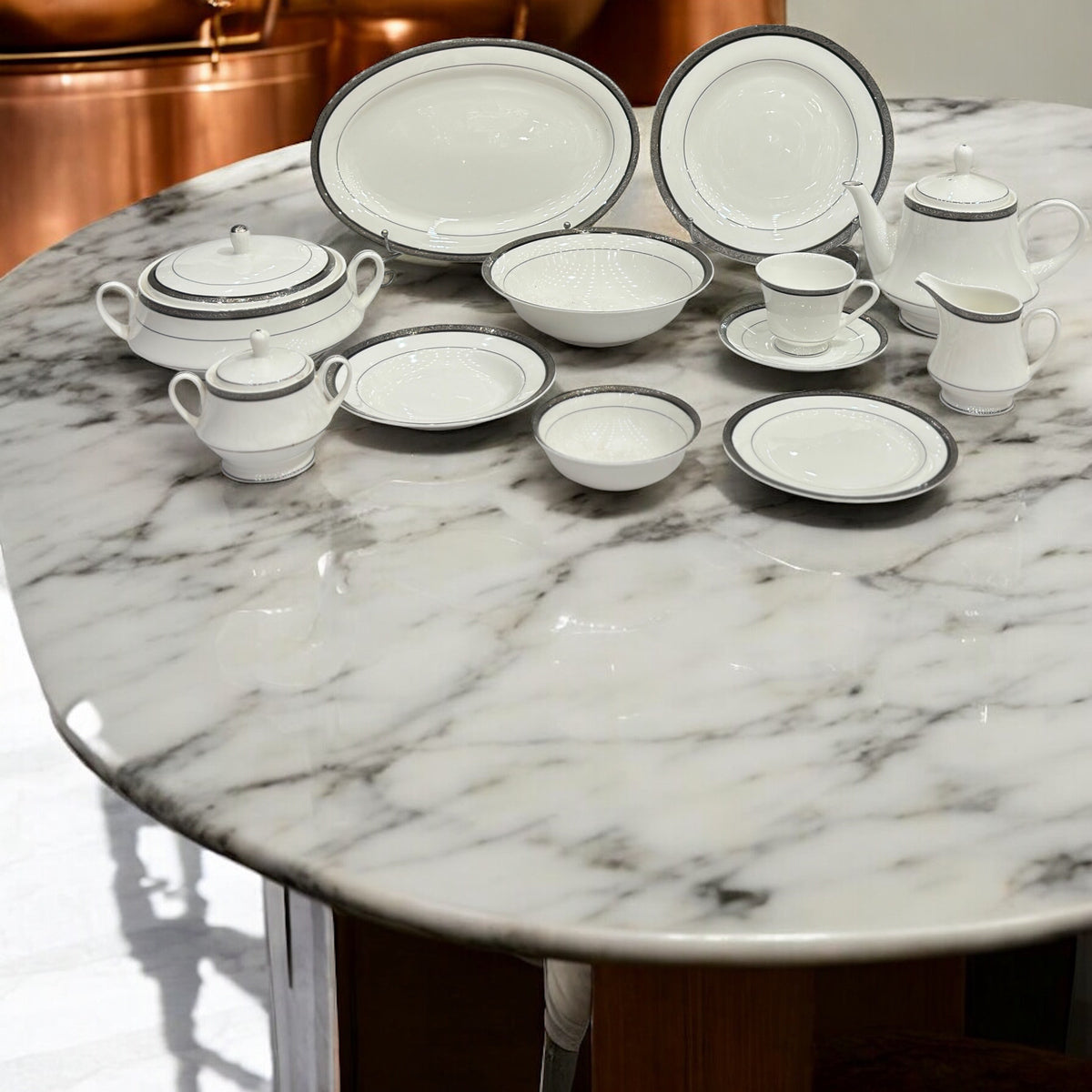 Noritake Srilanka set Signature Platinum