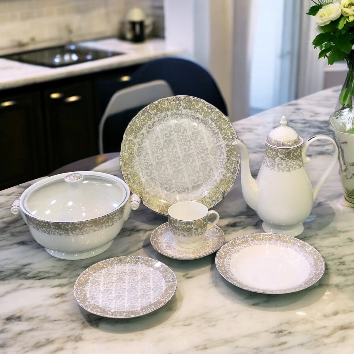 John wood Dinner Set
