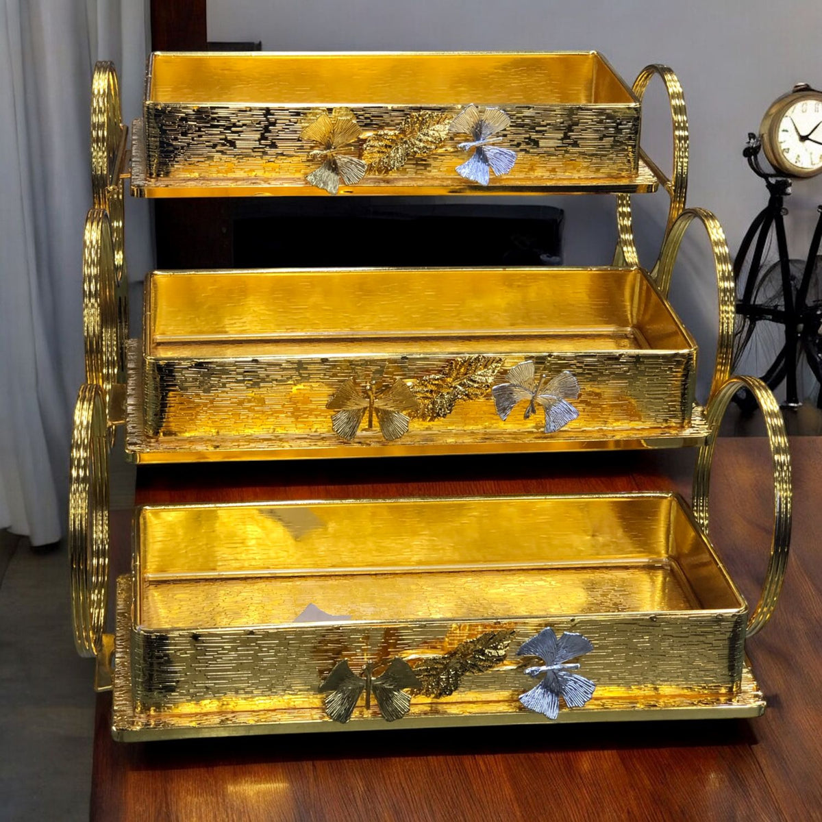 Three Tier pastry dish