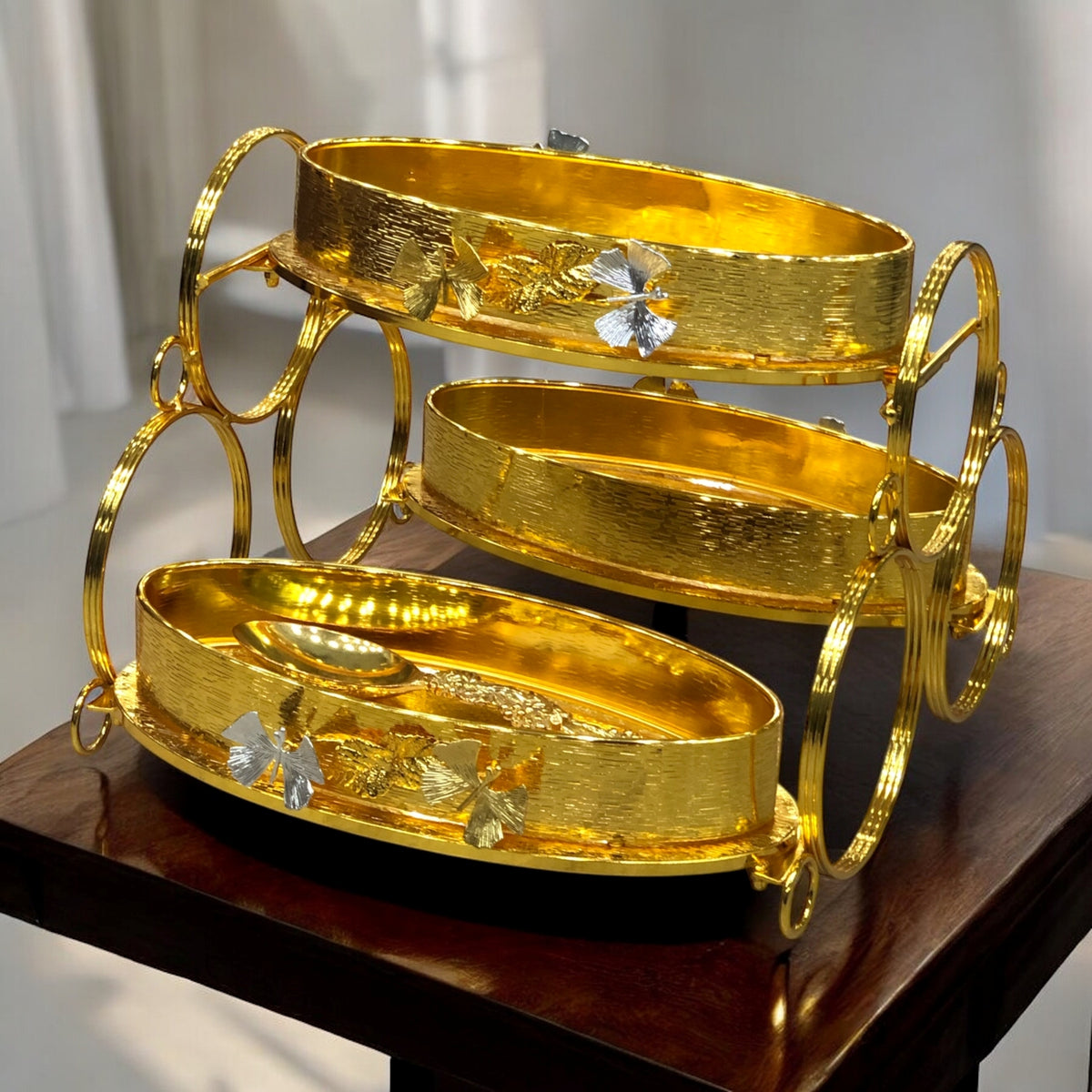 Three Tier pastry dish