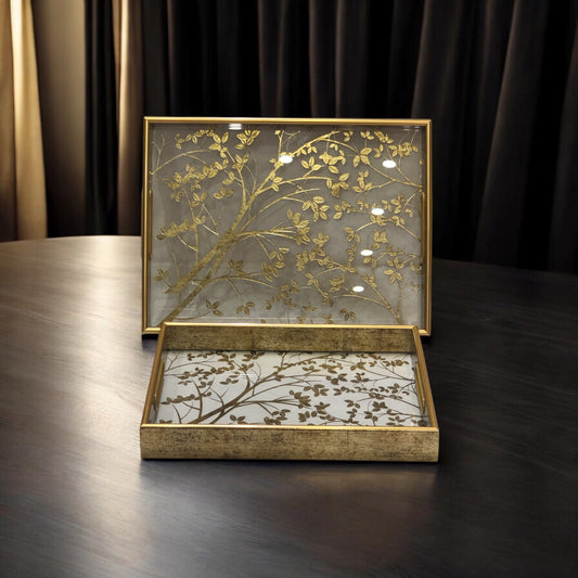 Italian 2-piece tray set
