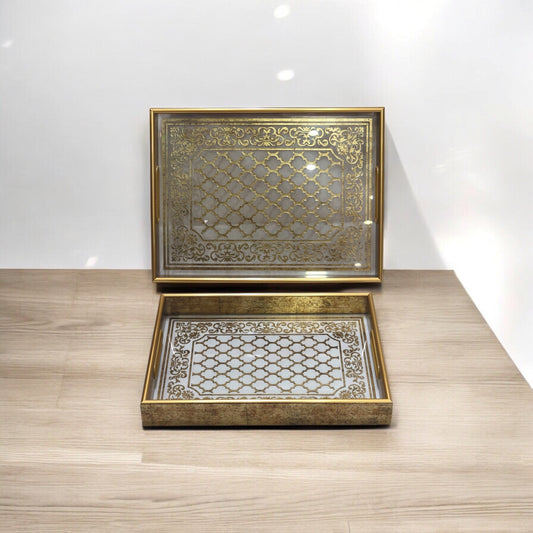 Italian tray set 2 pc