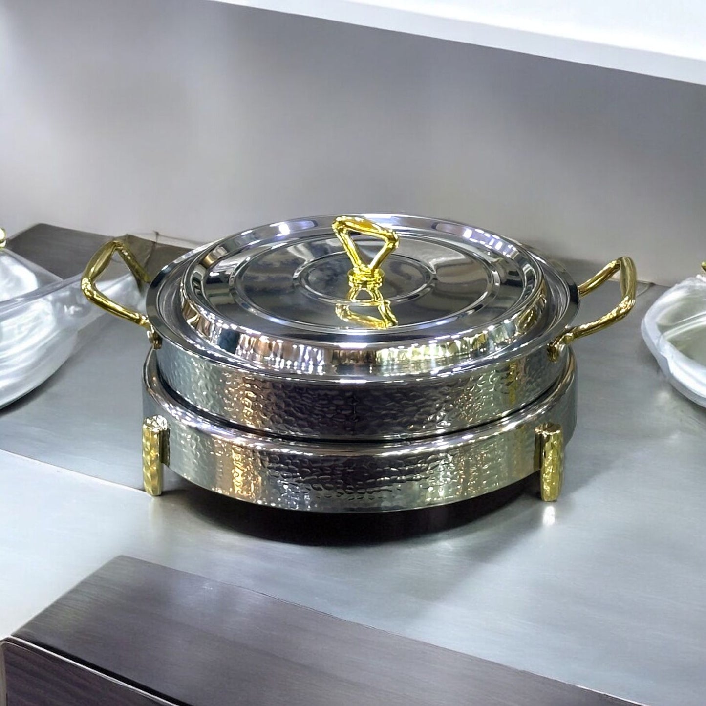Stainless Steel Buffet Dishes (28cm )