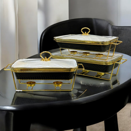 buffet dishes ceramic 3-piece set