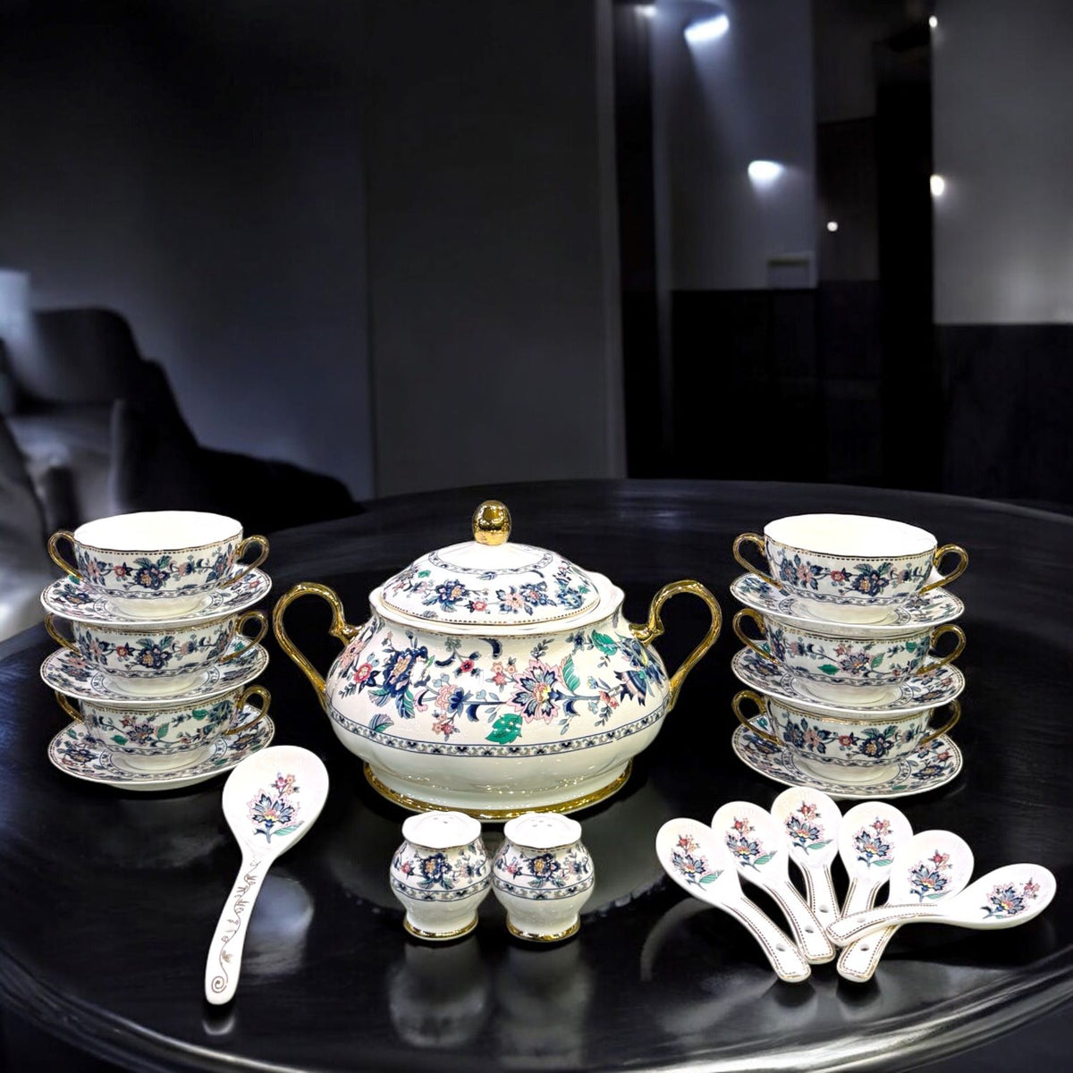 Royal Albert Soup set