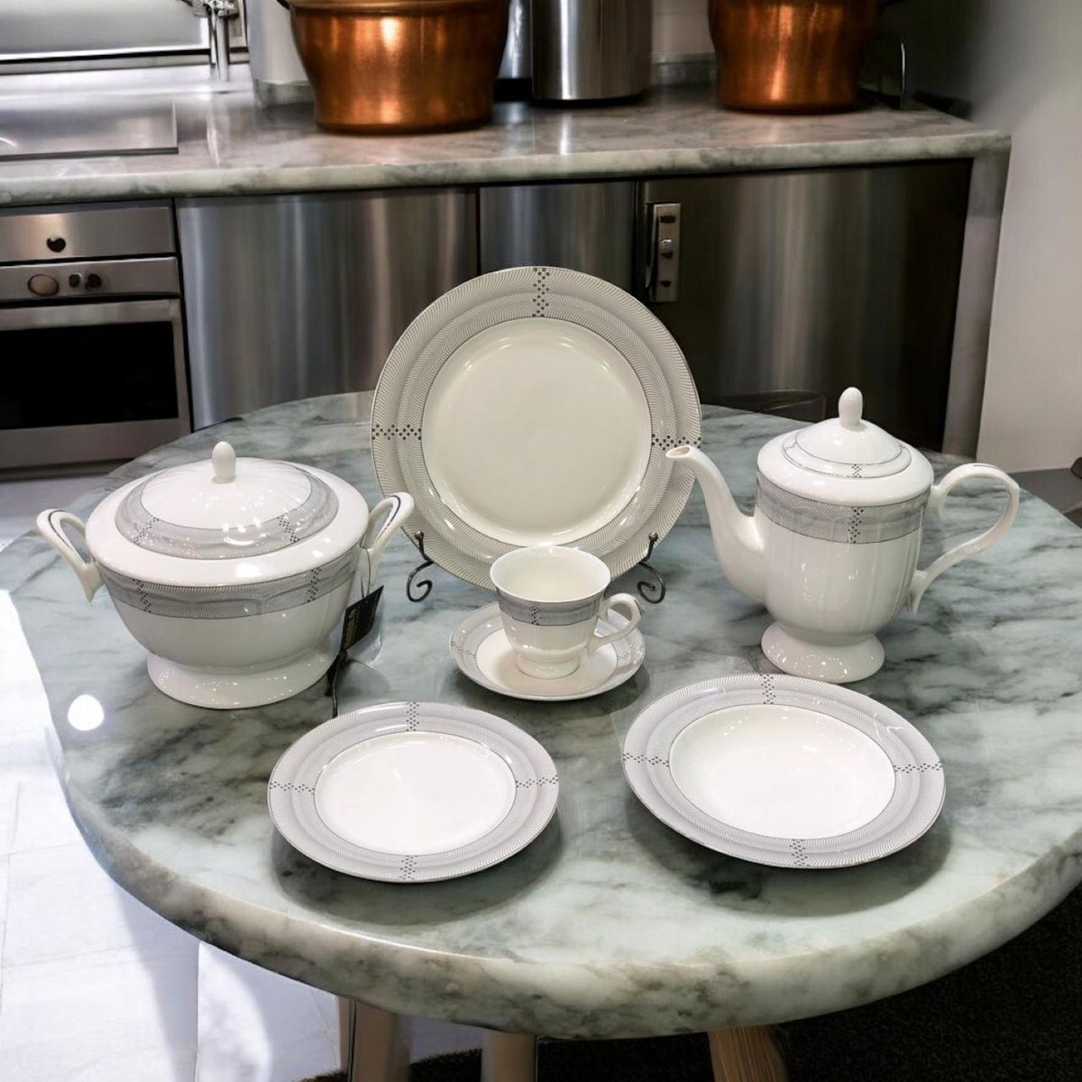 Bone china Dinner Set 8 Serving