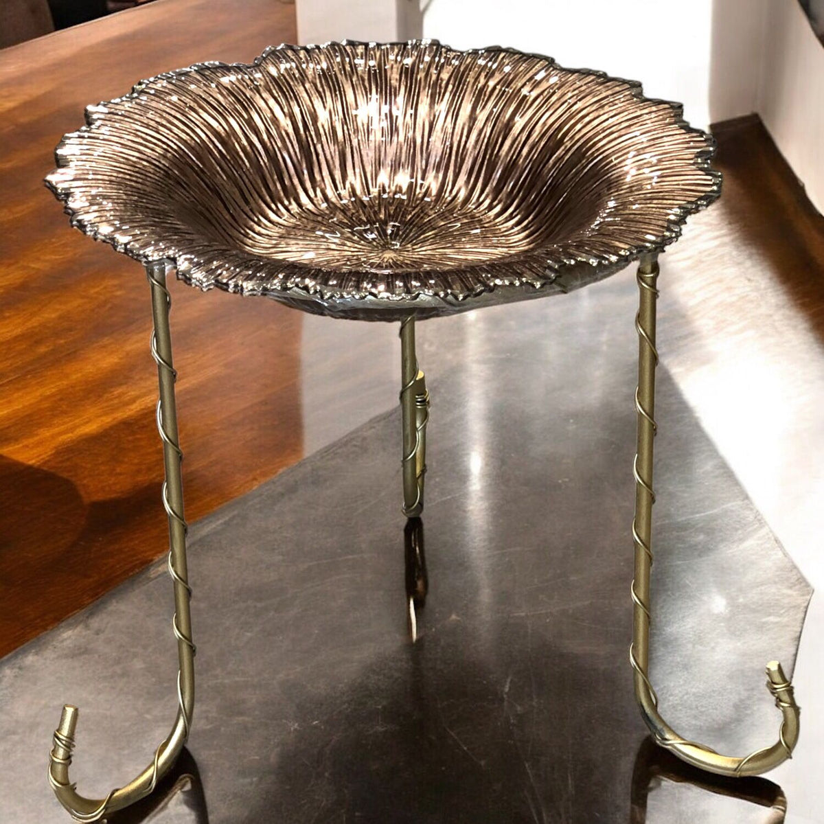 Brown Turkish Platter with stand