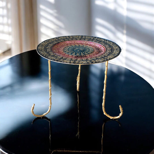 Flat Turkish Platter  with stand