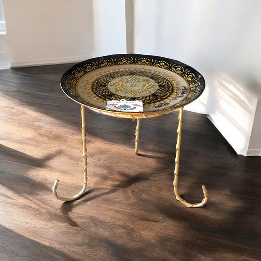 Flat Turkish Platter with stand