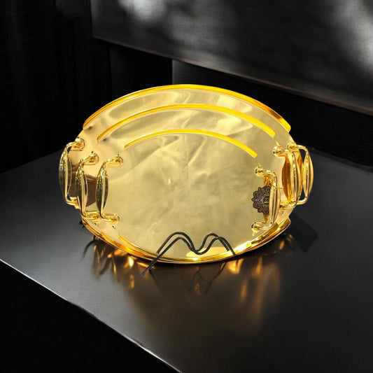 Golden Tray Set 3pcs