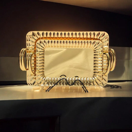 Golden Tray Set 2pcs