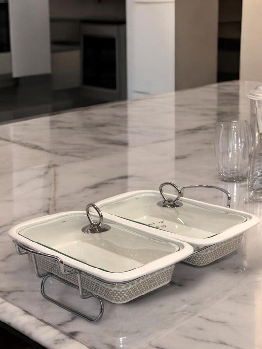 Buffet Dishes 2-Piece Set