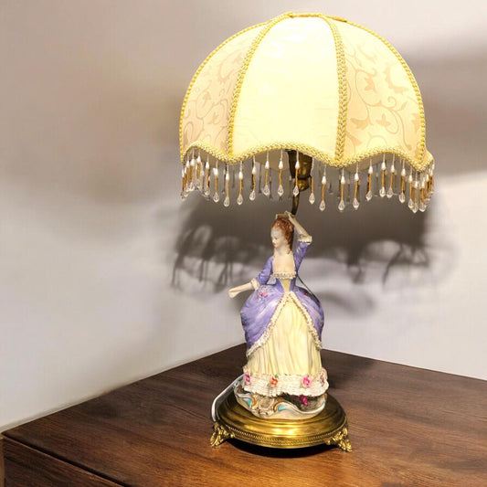  Brass Lamps with Shade 