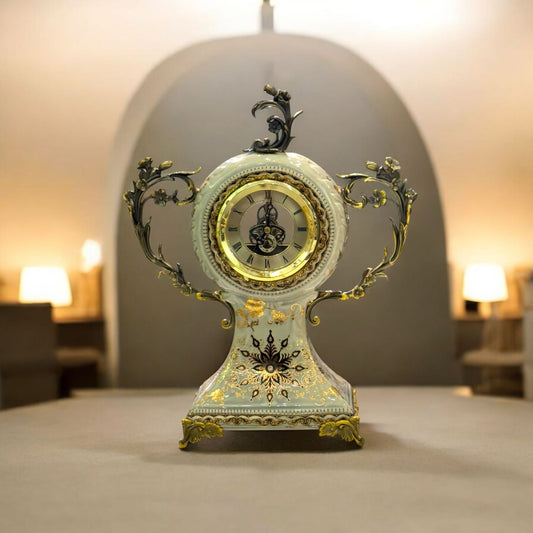 Brass Table Clock