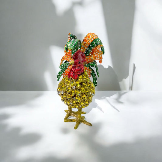 Golden hen decoration