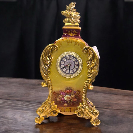 Italian Porcelain table clock