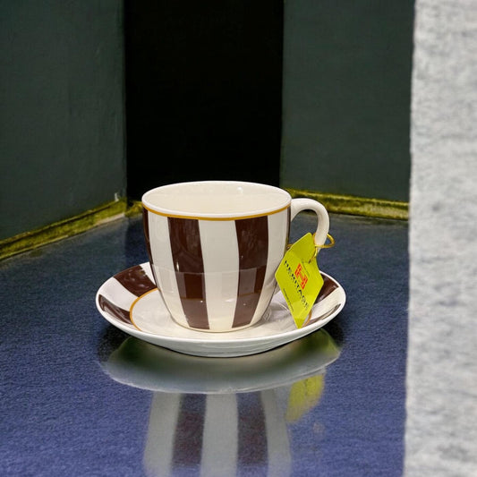 Turkish Super Bone 6 Cup & Saucer Set