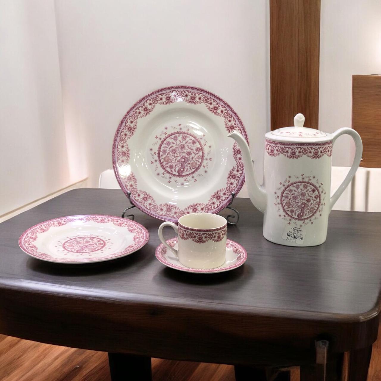 Wood Son Tea Set 24 pcs