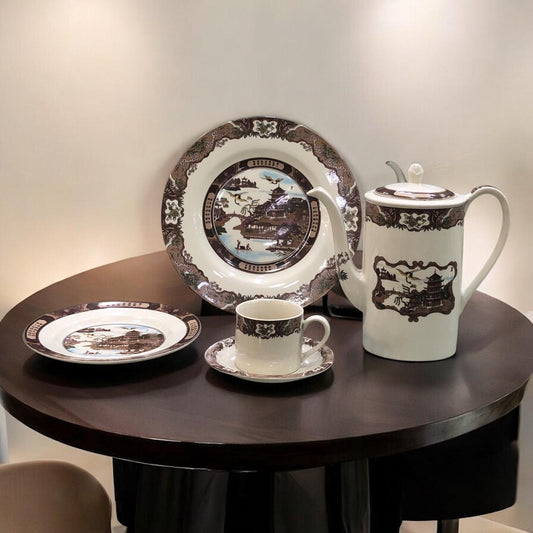 Wood Son Tea Set 24 pcs