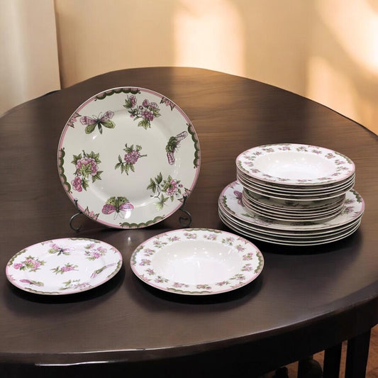 18 Pcs Plate Set