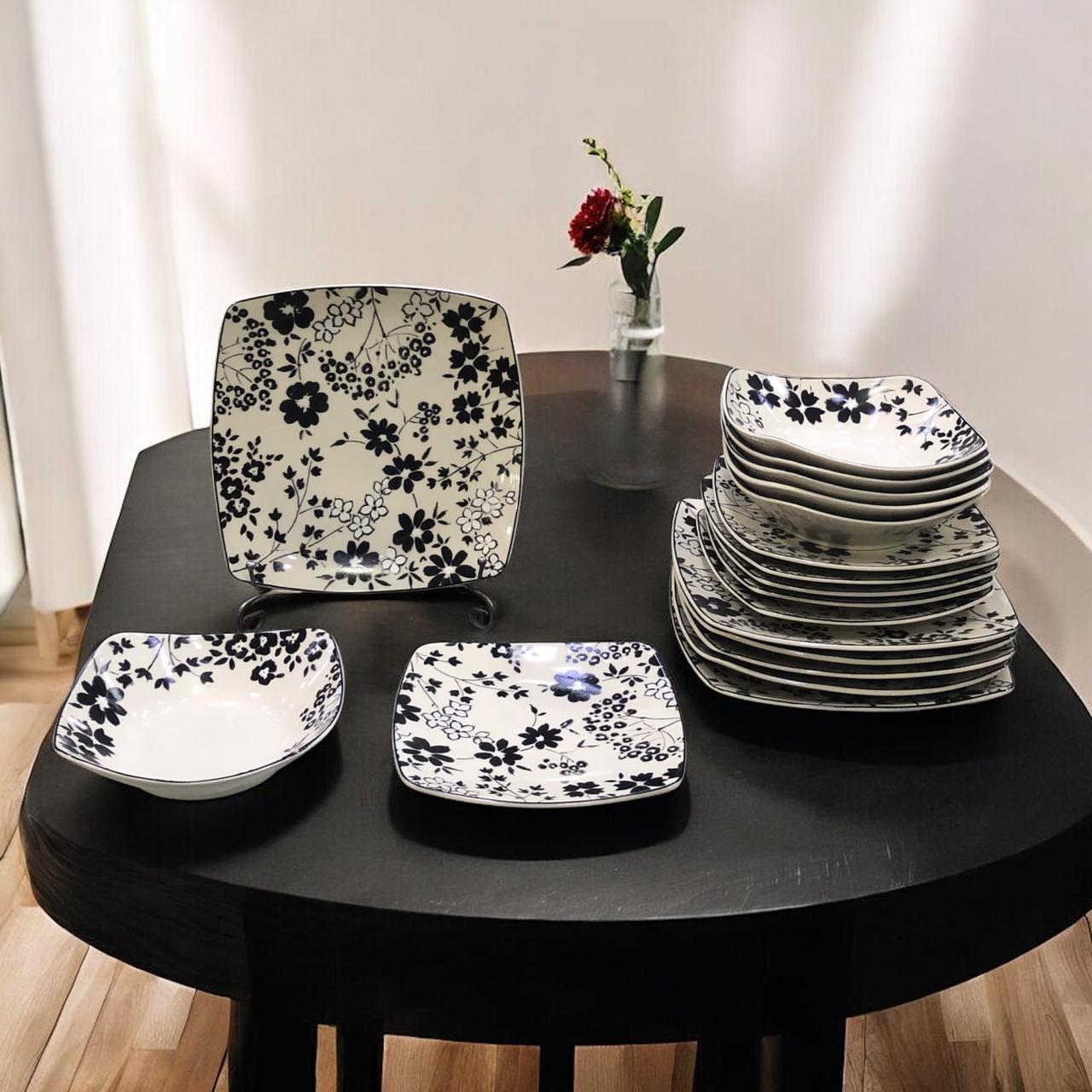White House Plate Set 18pcs