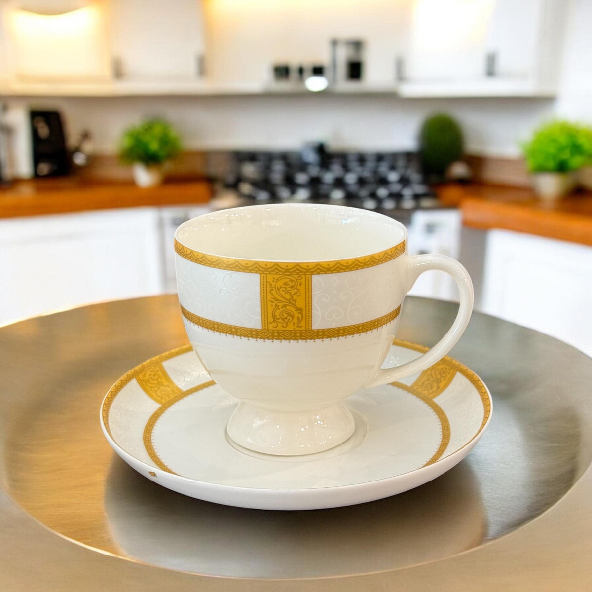 6 cup & saucer