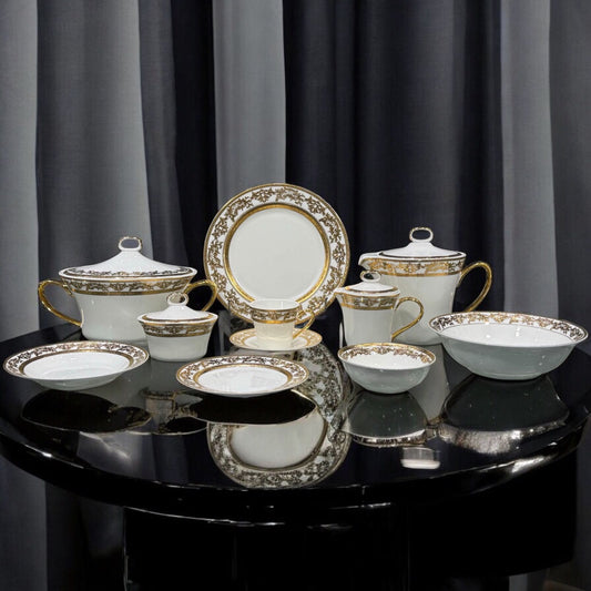 Shabita Gold Plated Dinner Set