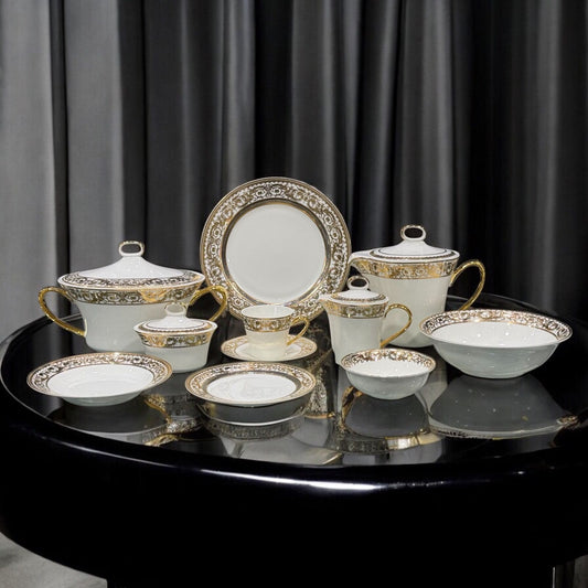 Shabita Gold Plated Dinner Set