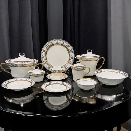 Shabita Gold Plated Dinner Set
