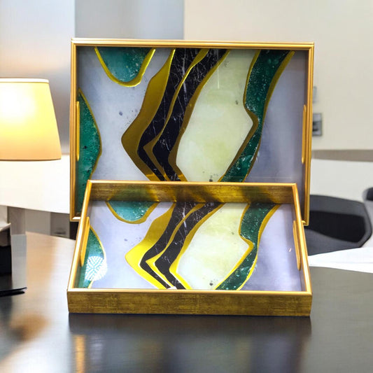 Italian Tray Set 2 pc