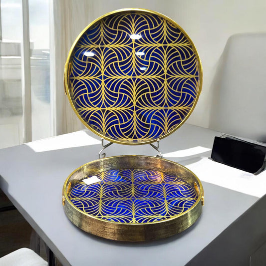 Italian Tray Set 2pc