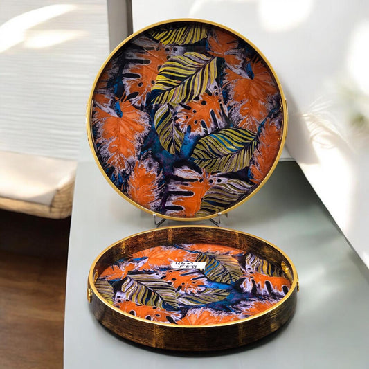 Italian Tray Set 2pc