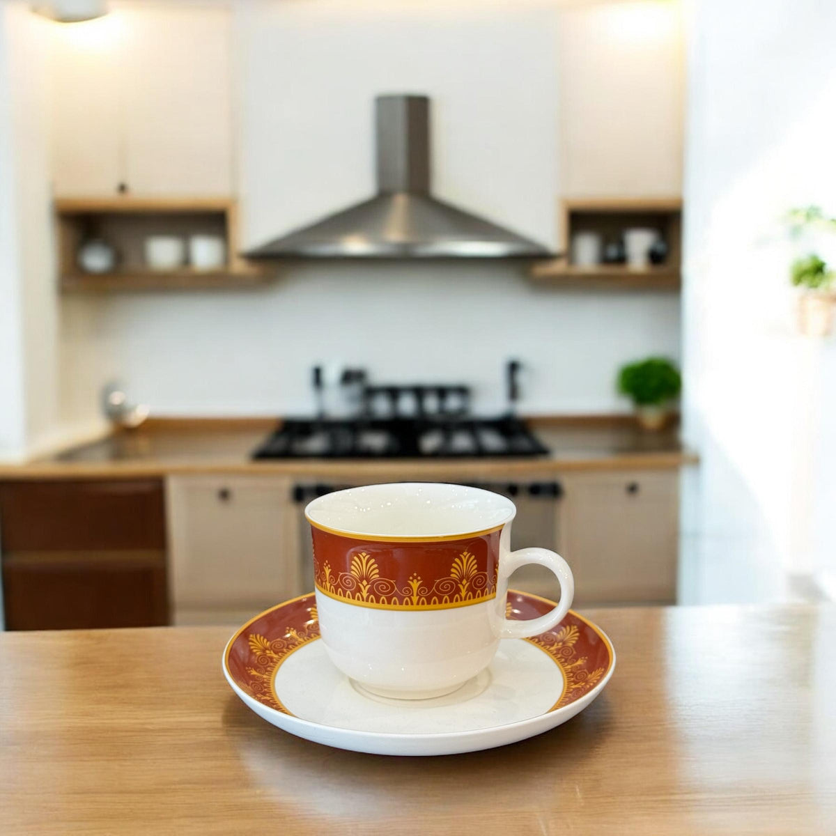 6 cup & saucer