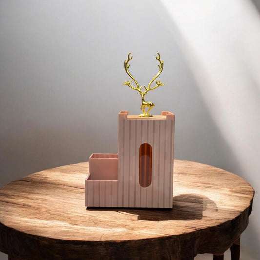 Tissue box with Ash tray