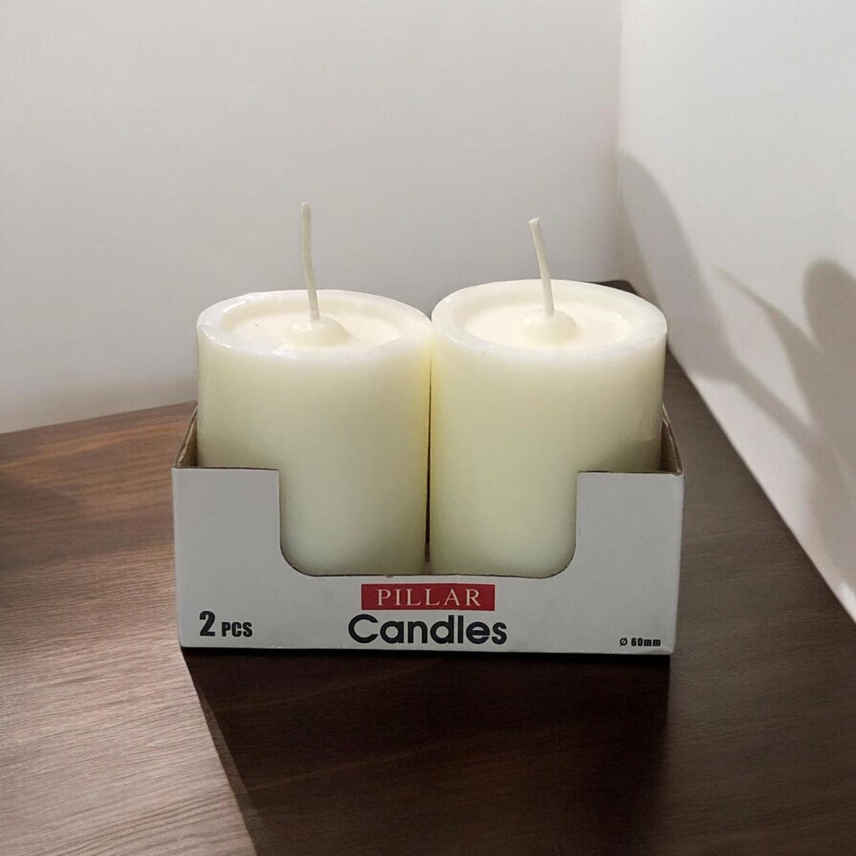 Pair of wax Candles