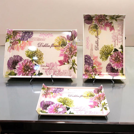 Melamine Tray Set (3 pieces):