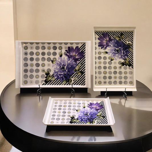Melamine Tray Set (3 pieces):