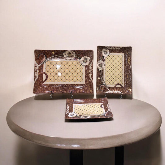 Melamine Tray Set (3 pieces)