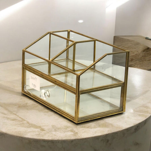 Glass Jewellery Box: